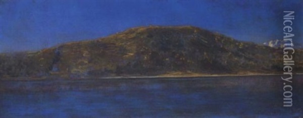 Veduta Di Lago Oil Painting - Luigi Conconi