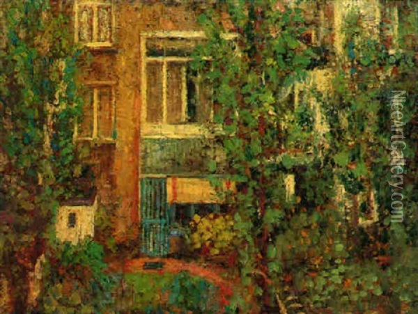 Le Jardin Oil Painting - Georges Lemmen