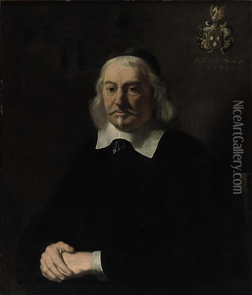 Portrait Of A Man Oil Painting - Ludolf de Jongh