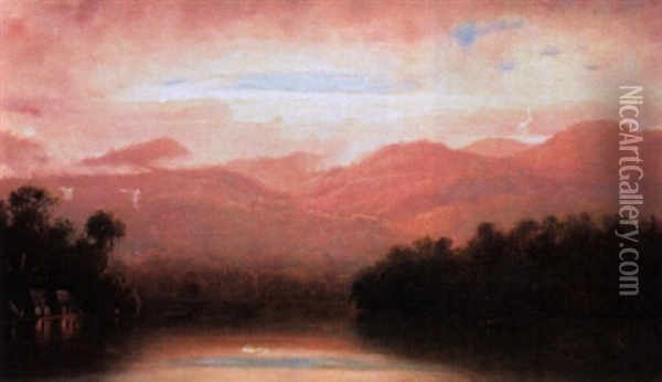 Panamanian Landscape Oil Painting - Norton Bush
