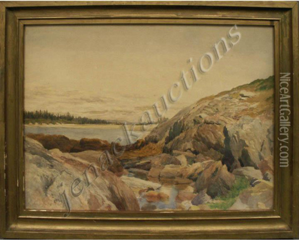 Coastal Landscape Oil Painting - Charles George Copeland