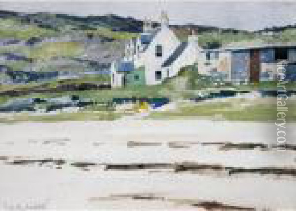 The White House, Iona Oil Painting - Francis Campbell Boileau Cadell