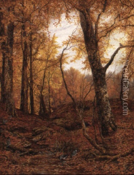 Autumn Oil Painting - William Samuel Jay