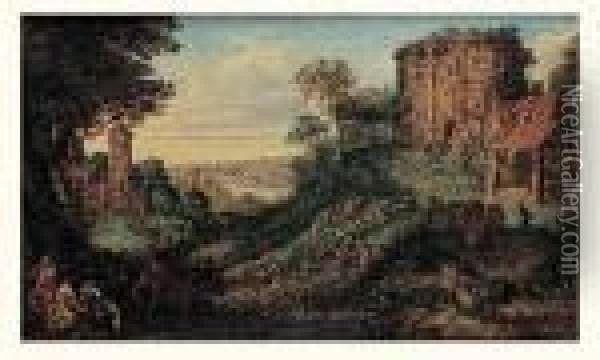 Allegorie De L'automne Ou Les Vendanges Oil Painting - Jacob Grimmer