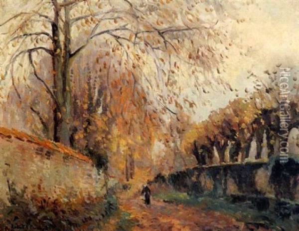 Chemin Ombrage A Bois-guillaume Oil Painting - Robert Antoine Pinchon