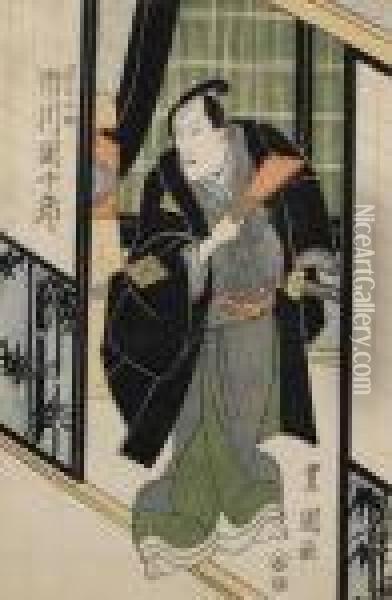 Comprising One Sheet By Kuniyoshi Oil Painting - Utagawa Kuniyoshi