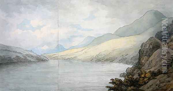 Loch Tay near Kenmore Oil Painting - John White Abbott