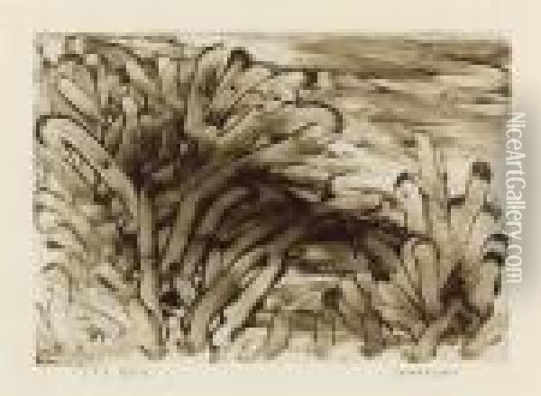 Straucher Oil Painting - Paul Klee