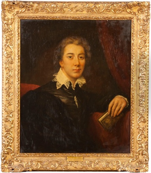 Portrait Of William Henry Chichele Plowden Oil Painting - James (Thomas J.) Northcote