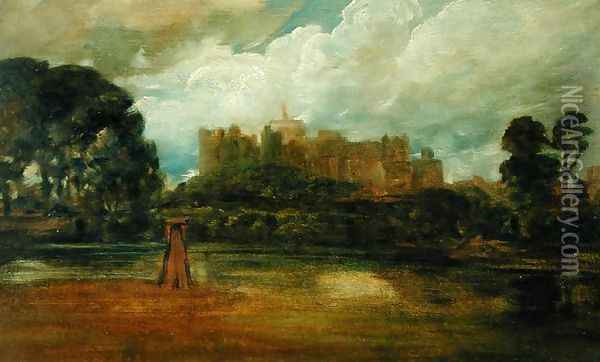 Windsor Castle Oil Painting - Peter de Wint