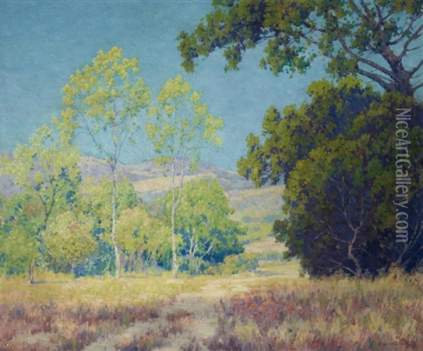 Edge Of The Grove Oil Painting - Maurice Braun