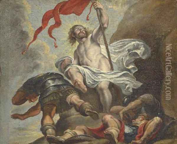 The Resurrection Oil Painting - Sir Peter Paul Rubens