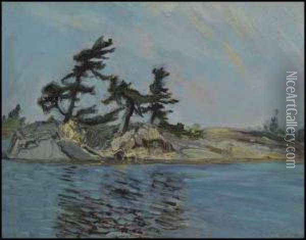 Jack Knife Island, Georgian Bay Oil Painting - James Edward Hervey MacDonald