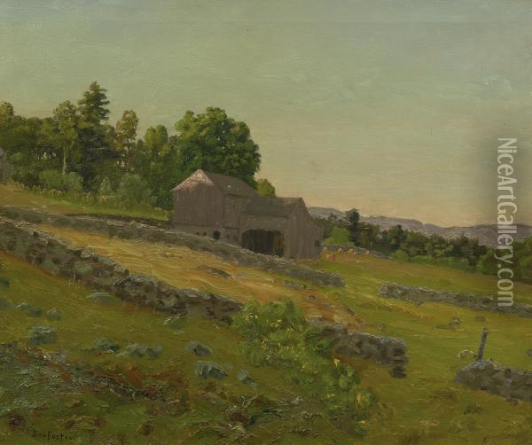 Country Pasture Oil Painting - Ben Foster