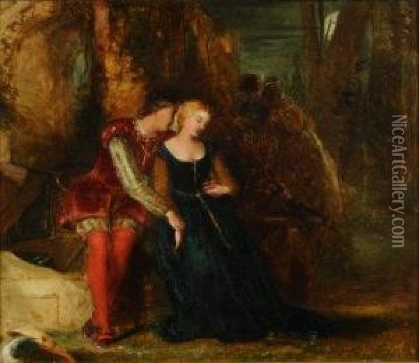 Jealousy Oil Painting - Henry William Pickersgill