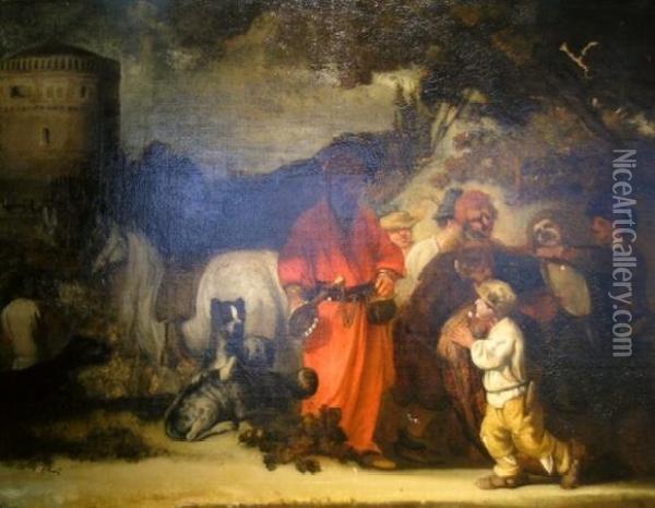 Biblical Scene Oil Painting - Barent Fabritius