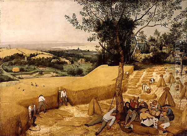 The Harvesters 1565 Oil Painting - Jan The Elder Brueghel
