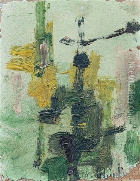 Composizione (croci) Oil Painting - Giovanni Giuliani
