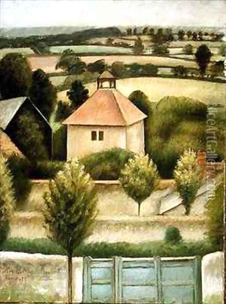 The Pigeon House Oil Painting - Mark Gertler