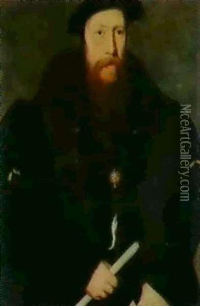 Bildnis Lord William Paget Oil Painting - Hans Holbein the Younger