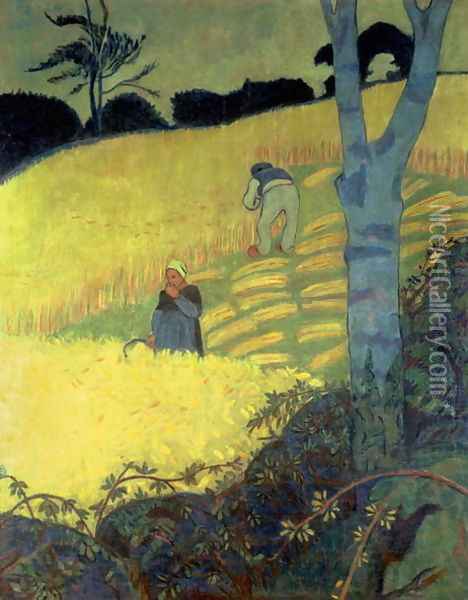 Harvest Scene Oil Painting - Paul Serusier