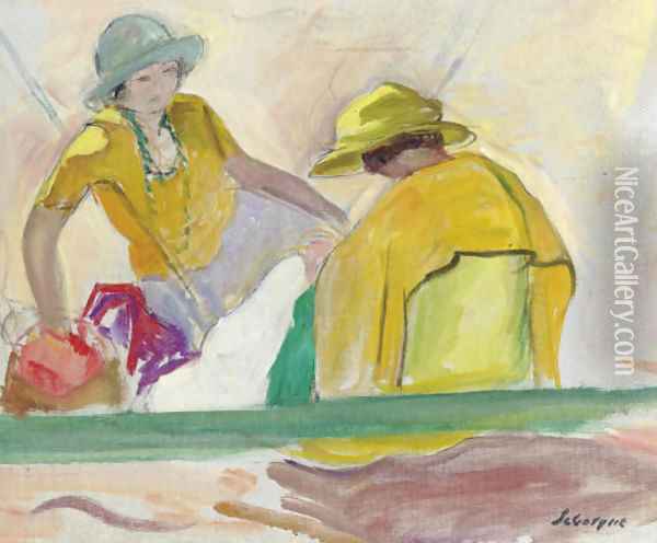 Deux femmes Oil Painting - Henri Lebasque