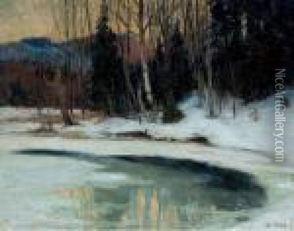 Towards Evening, North River Oil Painting - Maurice Galbraith Cullen