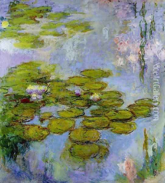 Water Lilies13 Oil Painting - Claude Oscar Monet
