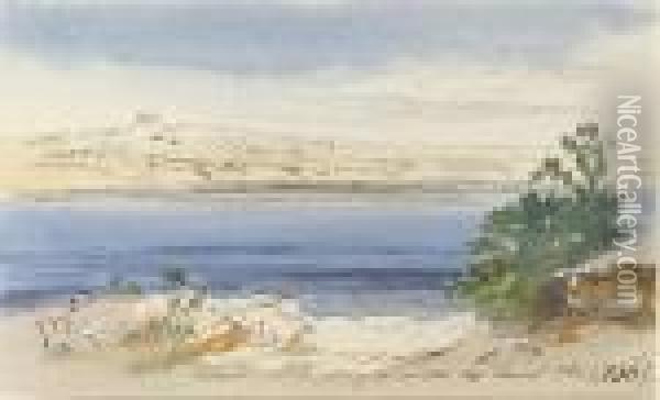 View Of Selmun, Malta Oil Painting - Edward Lear