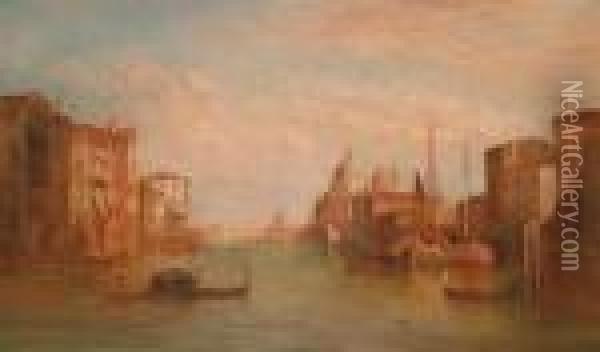 Venezia Oil Painting - Alfred Pollentine