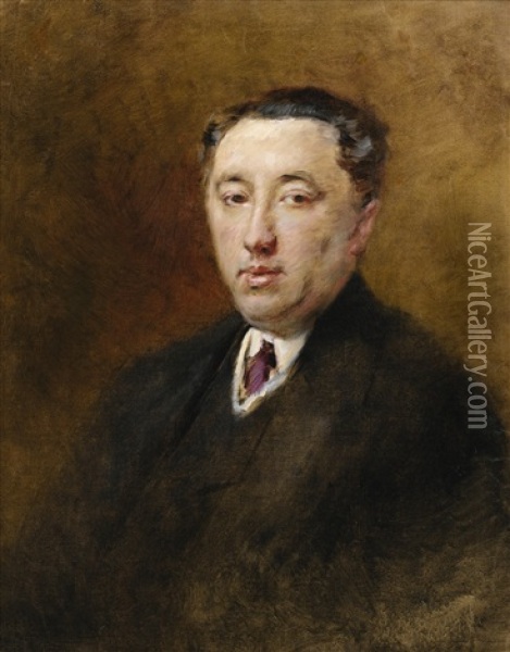Portrait Of Nikolai Dmitrievich Stakheev Oil Painting - Konstantin Egorovich Makovsky