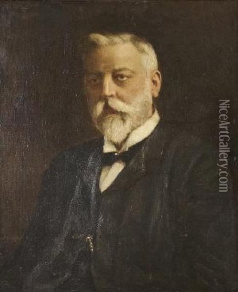 Portrait Of J. Marshall F. Murray Oil Painting - Walter Frederick Osborne