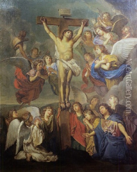 La Crucifixion Oil Painting - Noel Nicolas Coypel