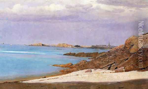 Saint Malo, Brittany Oil Painting - William Stanley Haseltine