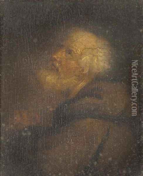 Saint Francis of Paola Oil Painting - Christian Wilhelm Ernst Dietrich