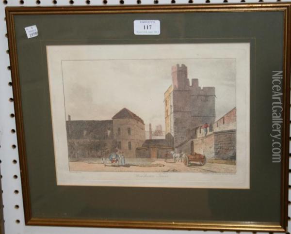 Winchester Tower Oil Painting - Paul Sandby