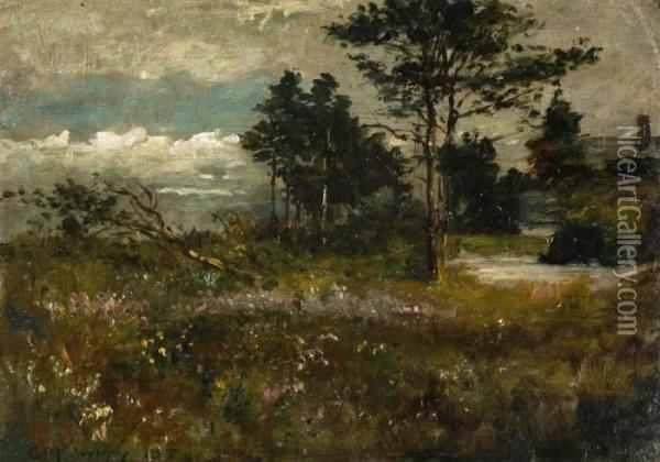 Woodland Oil Painting - Eugene Joseph Macswiney