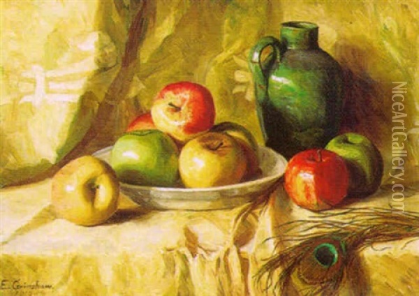 Nature Morte Aux Pommes Oil Painting - Emma Grimshow