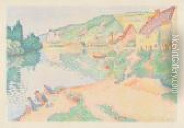 Lesandelys Oil Painting - Paul Signac