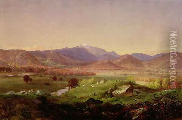 Mount Washington New Hampshire Oil Painting - Thomas Hiram Hotchkiss