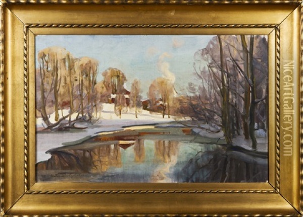 View From Fiskars Oil Painting - Victor Westerholm