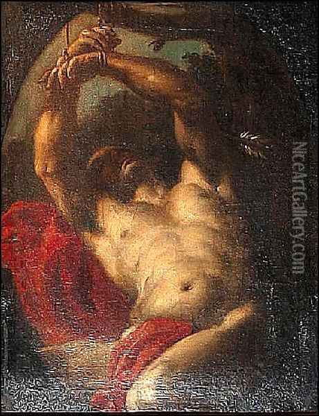 Saint Sebastian 2 Oil Painting - Guido Reni