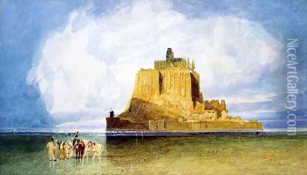 Mont Saint-Michel Oil Painting - John Sell Cotman
