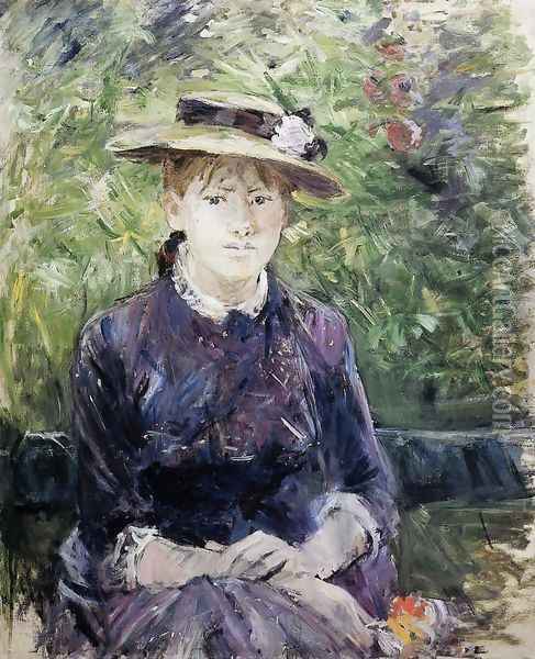 Portrait Of Paule Gobillard Oil Painting - Berthe Morisot