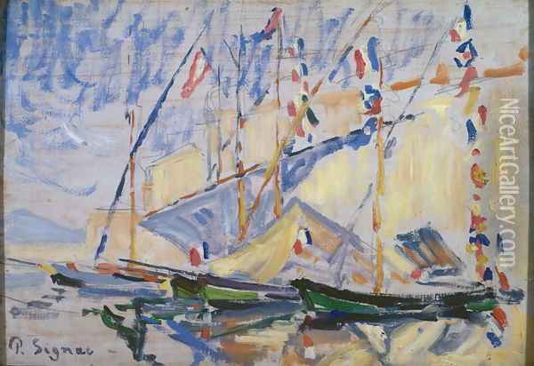 Saint Tropez 2 Oil Painting - Paul Signac