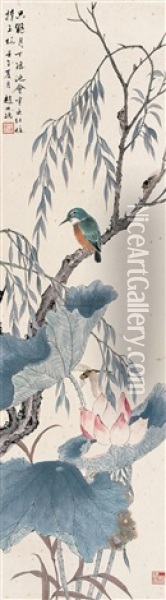 Flowers And Birds Oil Painting -  Zhao Shuru