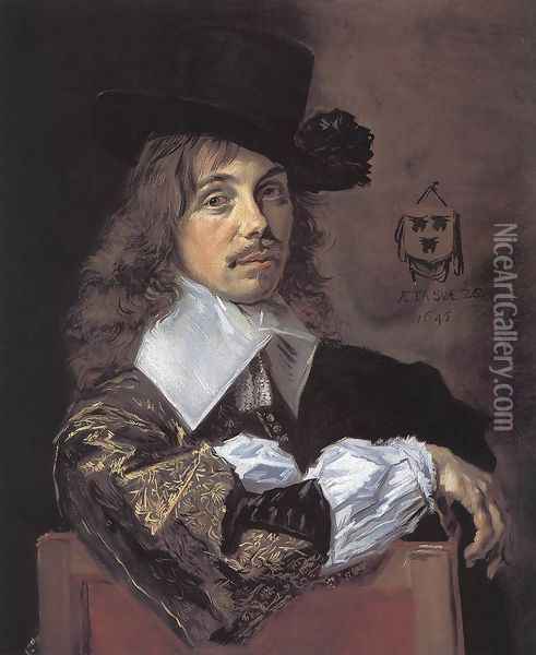 Willem Coenraetsz Coymans 1645 Oil Painting - Frans Hals