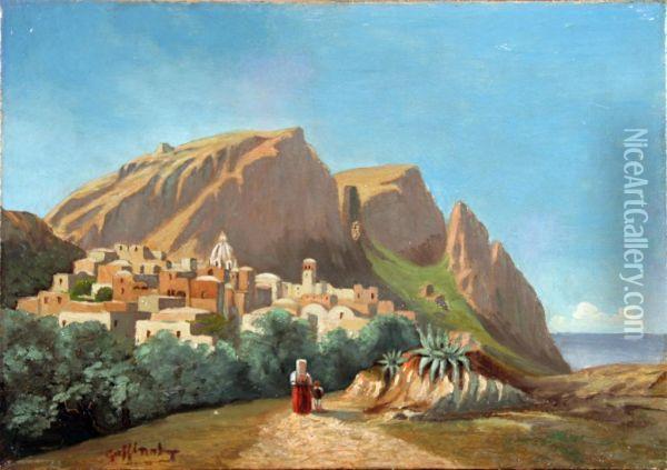 Capri Oil Painting - Gaffinal