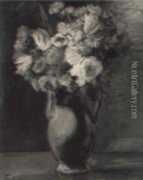 Bouquet De Fleurs Oil Painting - Adolphe Aizik Feder