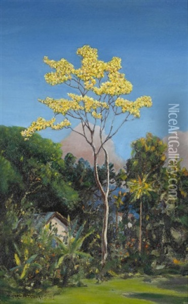 The Gold Tree Oil Painting - David Howard Hitchcock